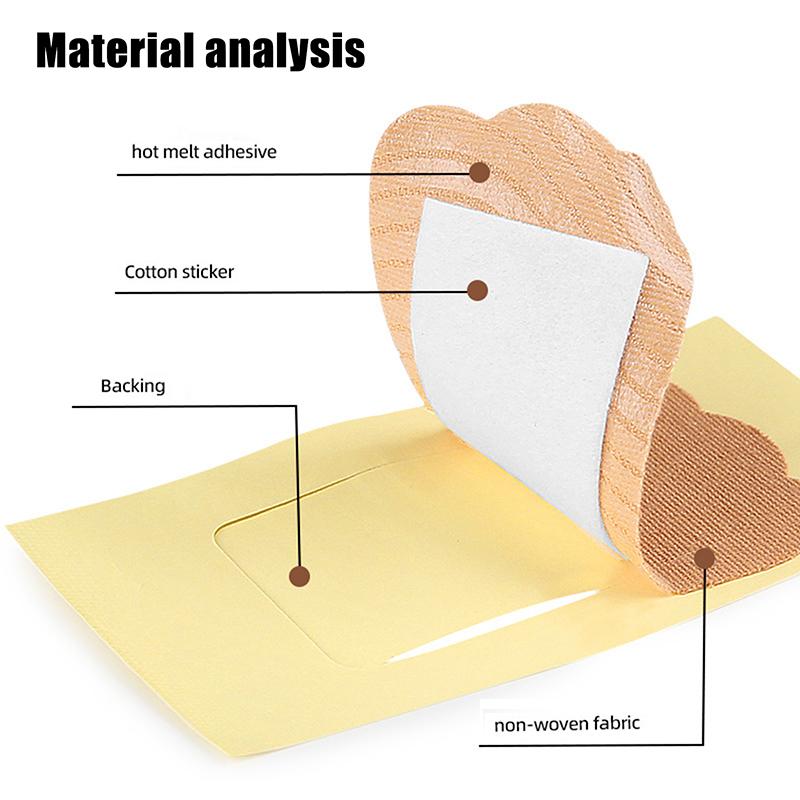 5/10Pcs Armpit Sweat Pads Cotton Wick Disposable Underarm Sweat-absorbing Stickers Breathable Invisible Sweatproof Patch