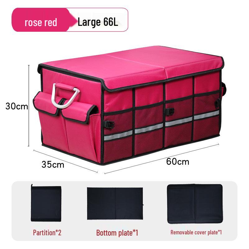 Foldable Car Trunk Organizer Box for Outdoor Use