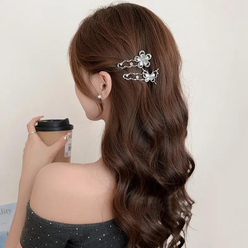 1Pc Exquisite Bow, Small Hairpin, Women's New Niche Design, Simple and Versatile, Personalized and Advanced Sense, Small Bangs Clip.