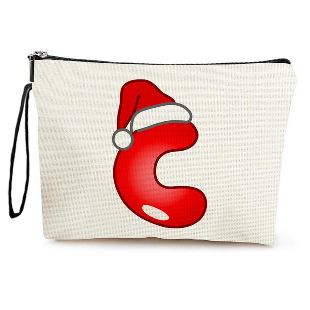 Christmas Candy Cosmetic Bag Women's Portable Storage Bag