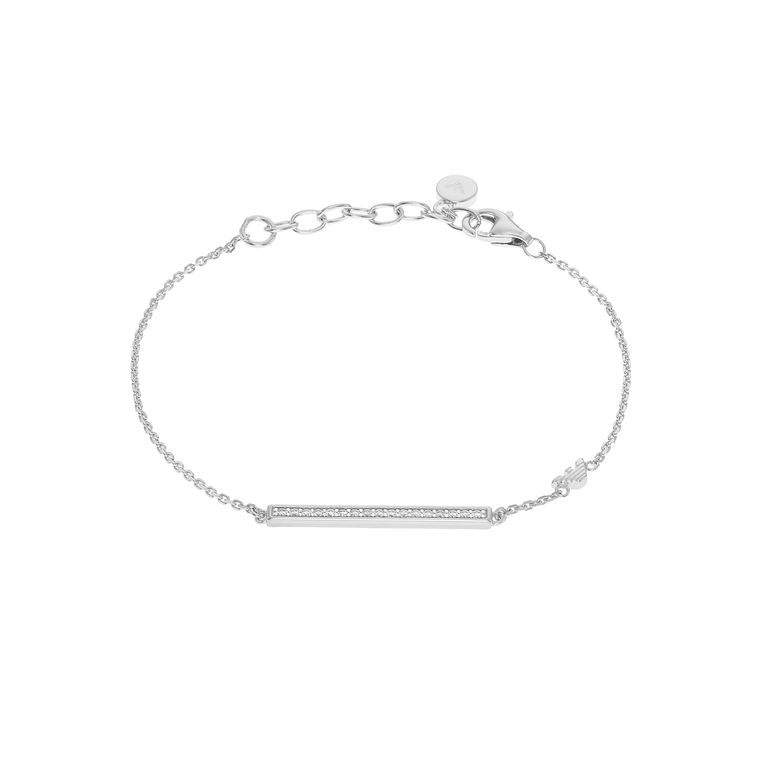 Emporio Armani Women s Sterling Silver ID Bracelet, EG3592040