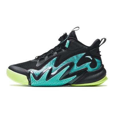 Kwangchao 2 Shock Absorbing Durable Low Top Kids Basketball Shoes Kids Basketball Shoes Black Green A312331131-4