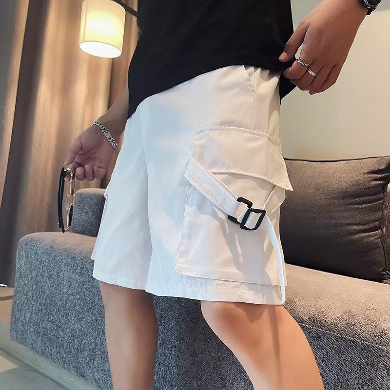 

Модные мужские рабочие шорты прилив модели свободные пять брюк досуг сто китайские шорты 3XL белый