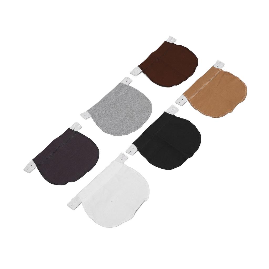 6 ks Prodloužení kalhot Pasový knoflík Bavlněná spona Sada doplňků pro pas šatů