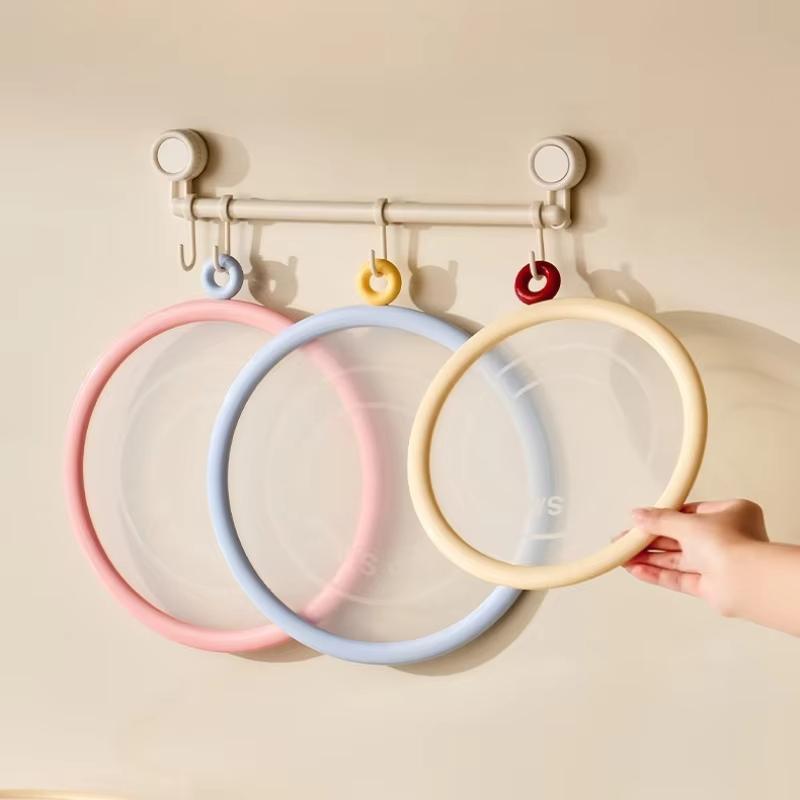 Universal Silicone Fresh-Keeping Lid Reusable Vacuum Suction Bowl Cover Microwave Splash Proof Heat Resistant Food Sealing Lid
