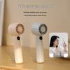 Compact USB Rechargeable Handheld Fan with 5-Speed Settings and Long Battery Life