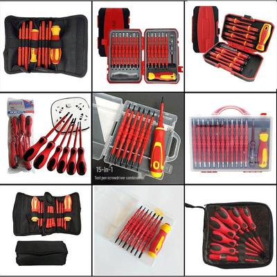 15-in-1 Isolierter Elektriker-Schraubendreher-Satz – Sichere Handwerkzeuge