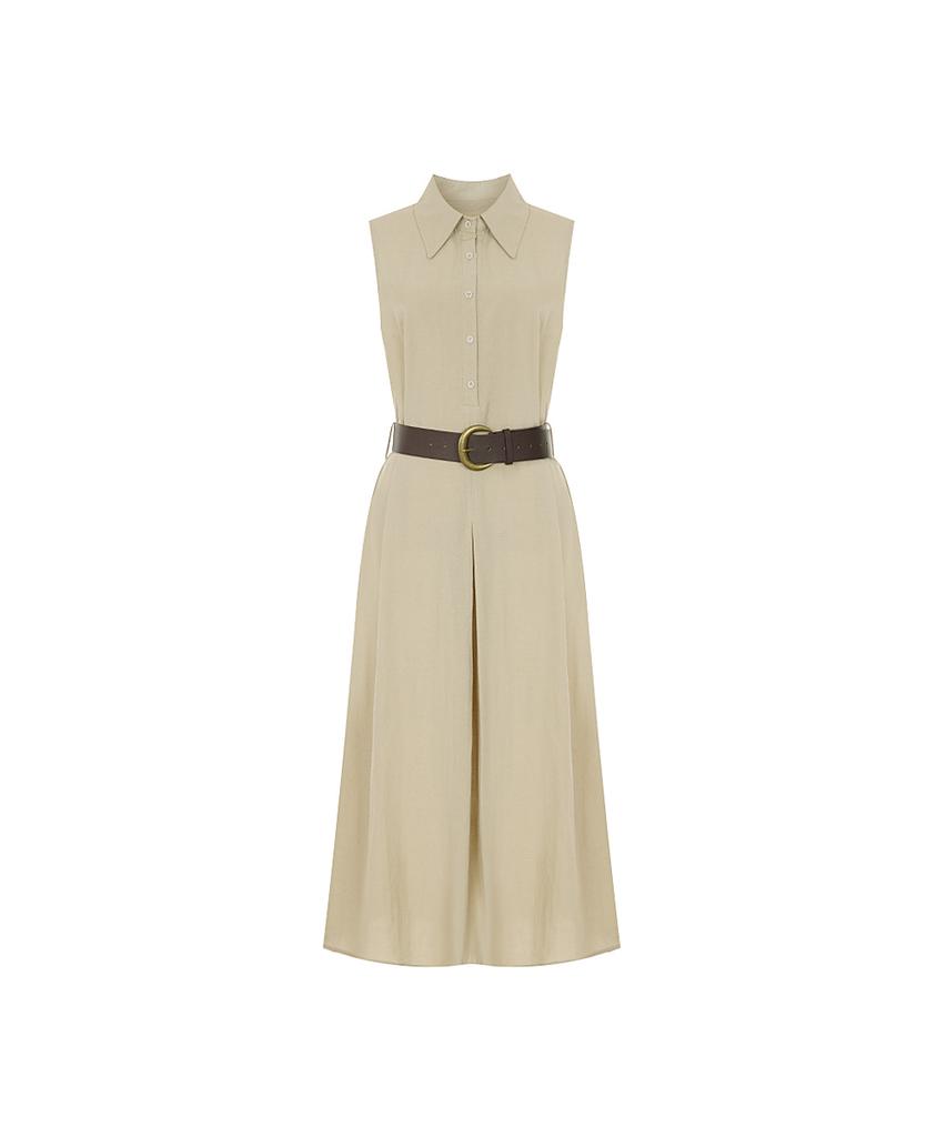 PAIGEFLYNN Inverted Belted Shirt Dress_P6Bop025C