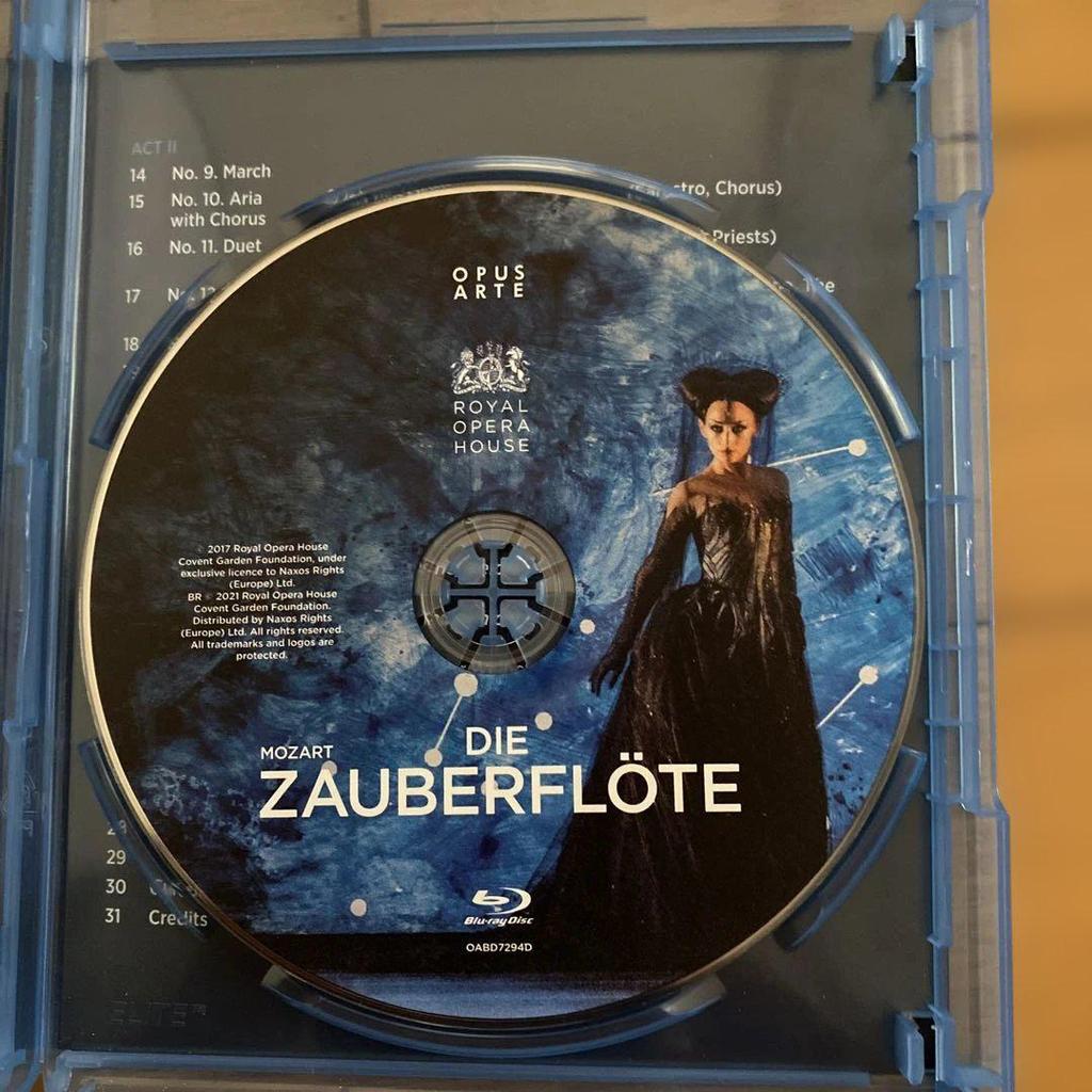 [USED] Mozart: The Magic Flute, Royal Opera House, Covent Garden [Blu-ray]