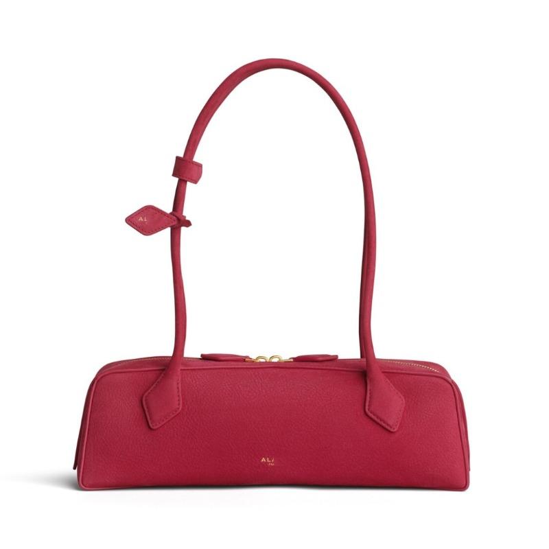 Sac d'épaule en cuir sous le bras style sac à saucisse pour femme sac de travail pour les trajets sac baguette