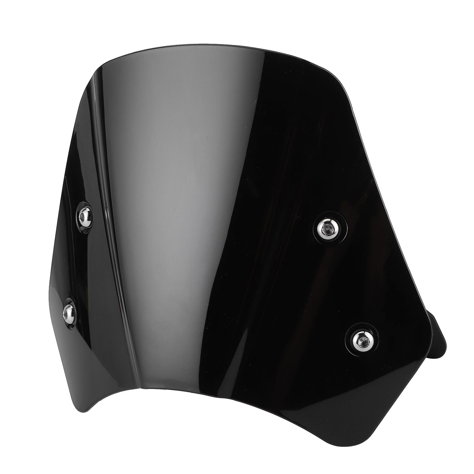 

Короткое мотоциклетное ветровое стекло, дефлектор ветра, защитный обтекатель, подходит для Benelli Leoncino 250, черный