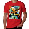 Farbenformen | Paul Klee Abstrakte Aquarellkunst T-Shirt Vintage Anime Erhaben Frucht des Webens Herren T-Shirts