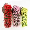 Silk Violet Wall Hanging Artificial Flower Rattan Garden Simulation Fake Vine Home Decor Wedding Indoor Outdoor