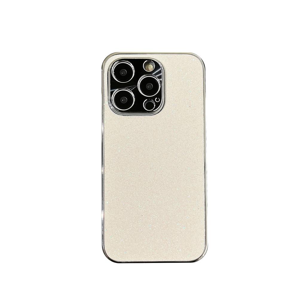 Electroplated Heat Dissipation Glitter Case Compatible with iPhone 14 Pro Max Apple 15 Phone Case 13/12 Niche High-end Feel