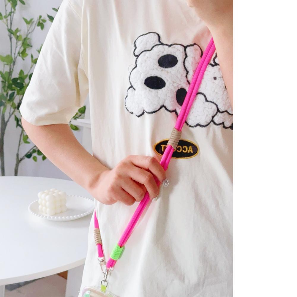 Suitable for Colorful Hanging Ropes, Girls' Diagonal Cross Straps, Anti Loss and Sturdy Hanging Straps, Keychains, Mobile Phone Hanging Ropes