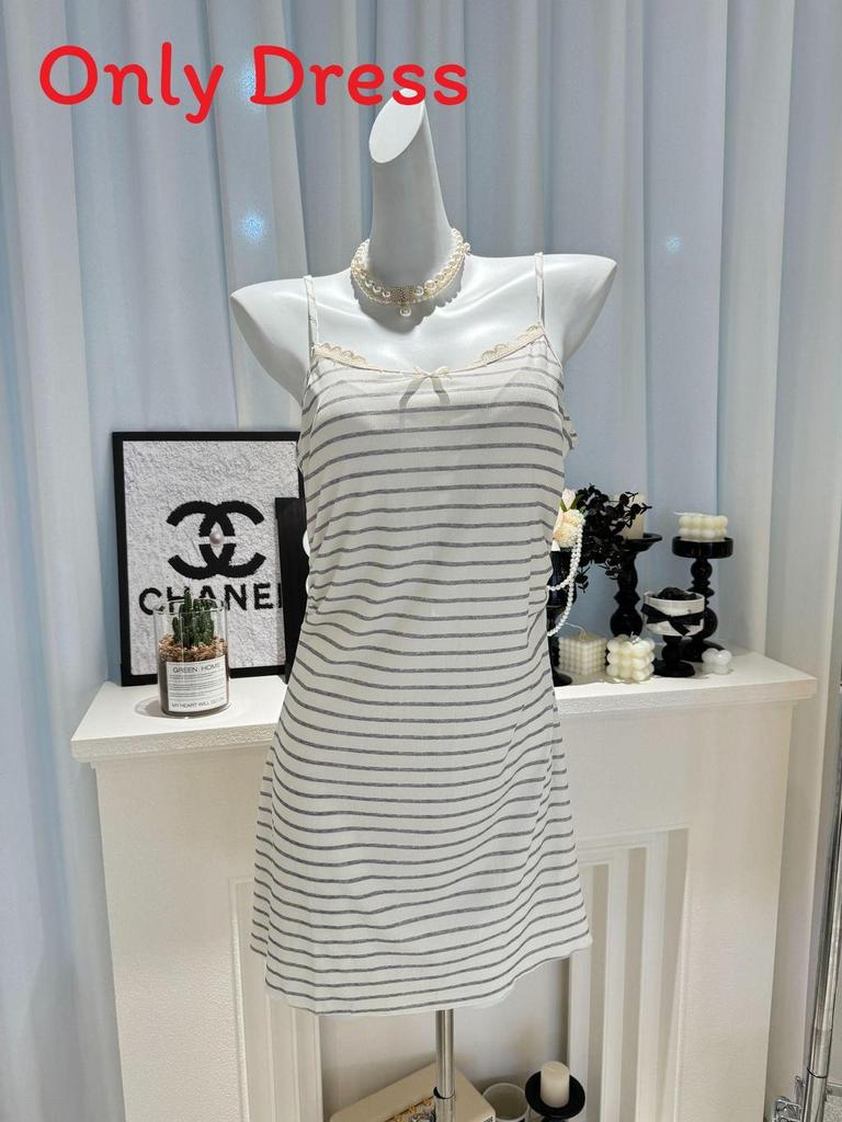 Robe de nuit d'été en soie glacée pour femmes, fine, sans manches, pour la maison
