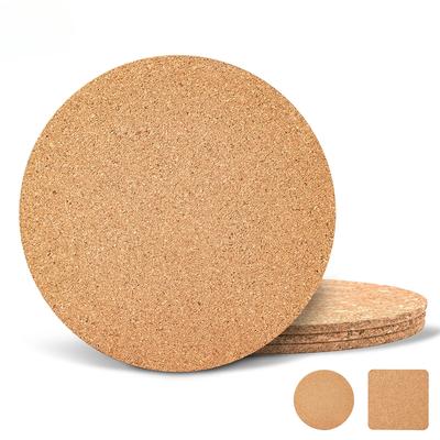 Leeseph Kork-Untersetzer-Set, Kork-Untersetzer, hitzebeständig, multifunktional, für Töpfe, Pfannen, Tassen, Gläser und Pflanzen