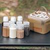 Camping Seasoning Bottle Set Storage Bag Portable Sealing Oil Bottle Large Capacity Condiment Jars Organizer for Camping Picnic