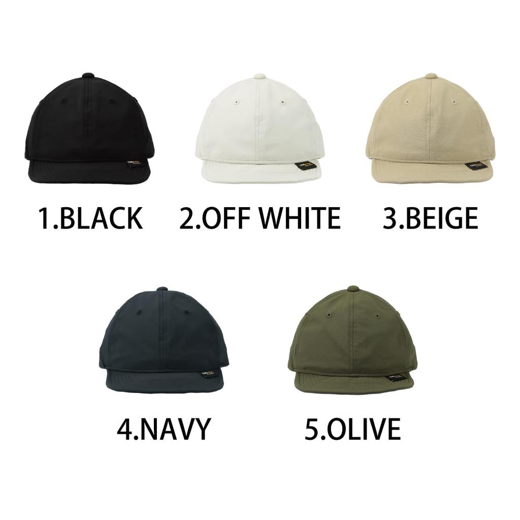 Basic Enchi Cordura Mini Rip Ball Made with Cordura Fabric Washable Short One Size Fits All Numerical Water-Repellent Cap. (Japanese-made), (hand
