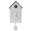 Slim Wall-Mount Cuckoo Clock with Hourly Chime for Living Room