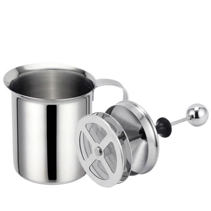 Manual and Electric Handheld Egg/Milk Frother Barista Tool Coffee Accessories Frother Stainless Steel Milk Frother Kitchen Tools