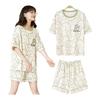 [Yogwoo] Room Wear, Women's Pajamas, Summer, Autumn, Spring, Cotton, Quilt Knit, Air Cotton, Cotton Pajamas, Room Wear, Sleeper, Convenient Clothes,
