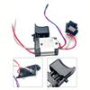 Cordless Electric Drill Trigger Switch with Speed Controller and Dustproof Push Button for Power Tools Replacement