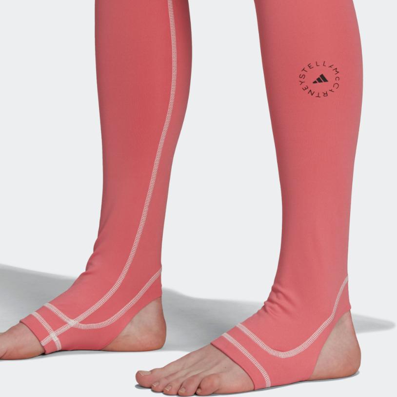 Adidas Striped High-Waisted Casual Sports Fitness Pants Women Pants Pink GU9465