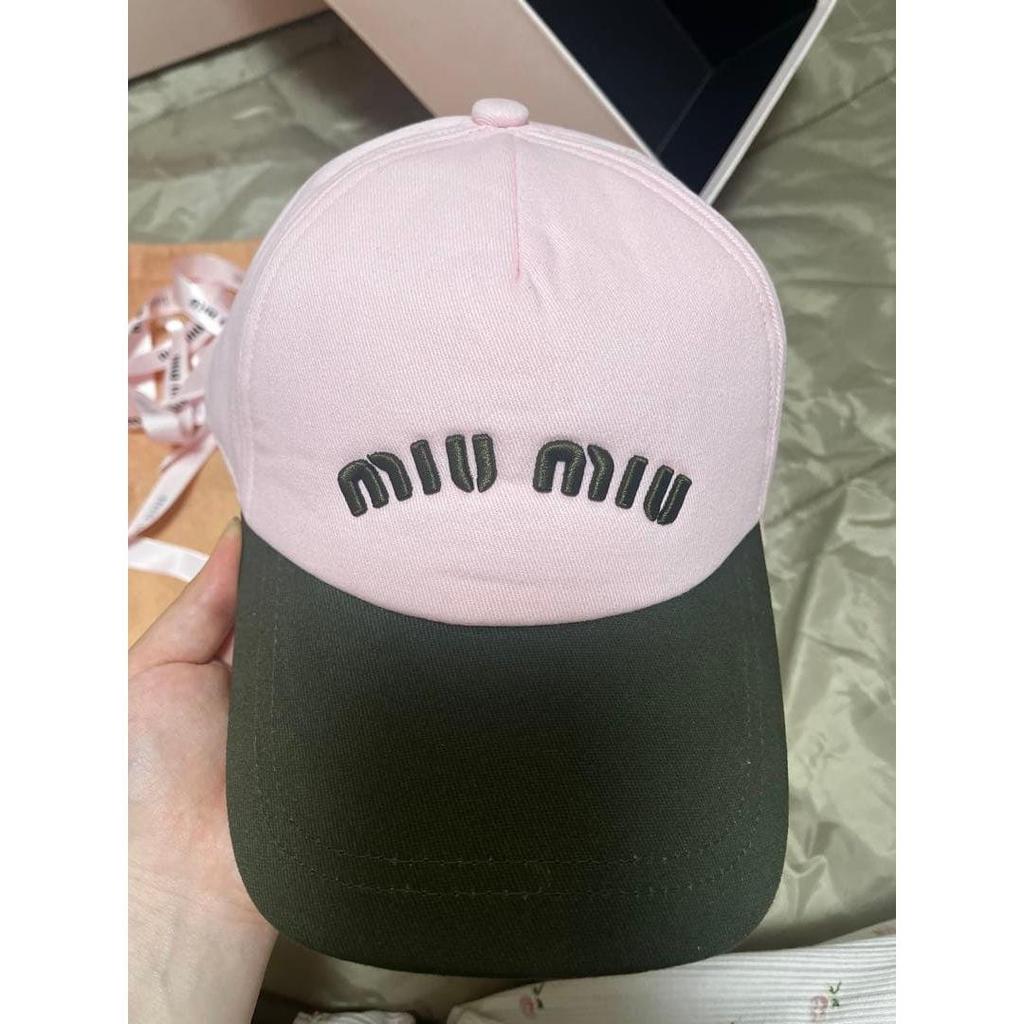 Used Miu Miu Baseball Cap Pink Hat Miu Miu