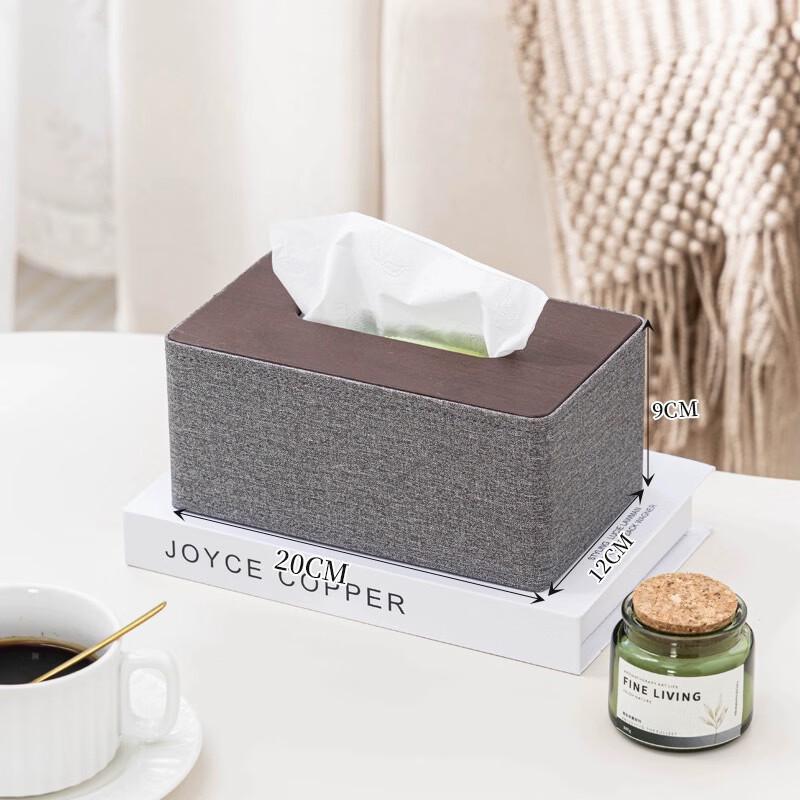

Modern Gray Round Corner Tissue Box (3-Pack)