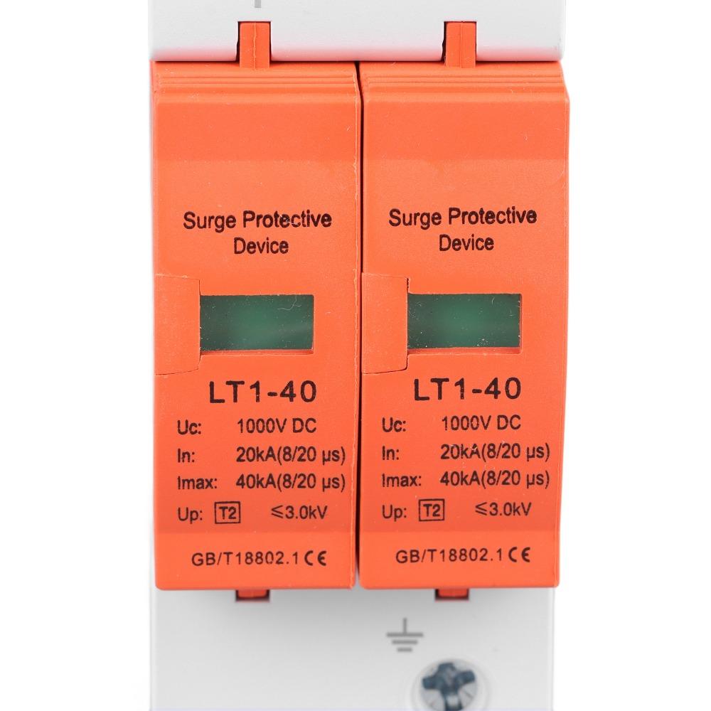 2P House Protector Protective Device 1000V DC DC Photovoltaic Protector  Whole House Protection