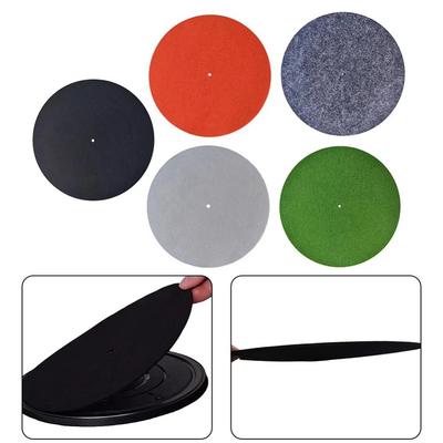 Tappetino Antistatico per LP Audiophile Spessore 3mm Antivibrazioni Slipmat per Giradischi per Vinili LP