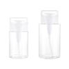 Push Down Pump Dispenser Empty Refillerble Bottle with Flip Top Caps for Nails Polish,Travel Cosmetics Packaging Bottle