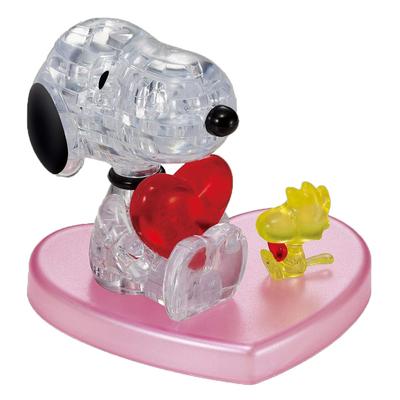 Beverly Crystal Snoopy Hug Heart 31-Piece Puzzle,