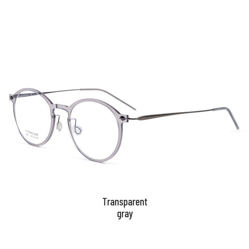 Bestfen Retro Ultralight Round Pure Titanium Myopia Eyeglasses