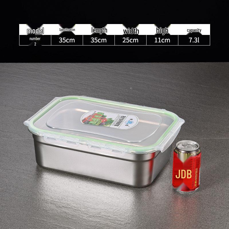 Jinglingxin 304 Stainless Steel Food Storage Container