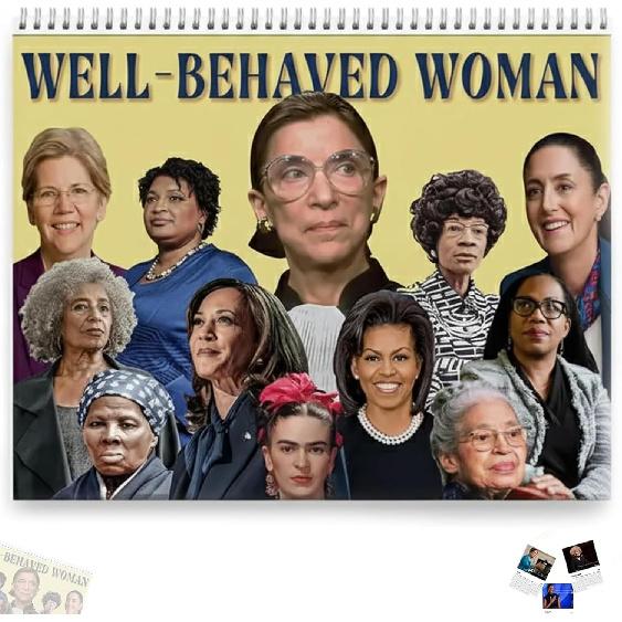 2026 Feminist Wall Calendar, “Well-Behaved Women” Empowerment Calendar, pirational Monthly Calendar for Women s Empowerment, Motivational Gift