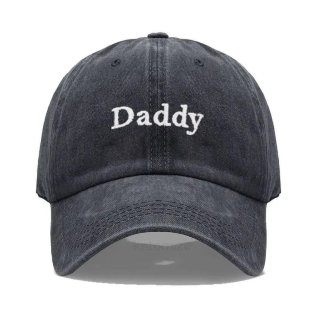 Adjustable Daddy & Mommy Baseball Cap Letter Embroidered Dad Hats  For Man Women