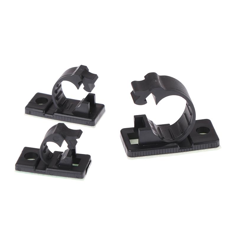 20 Peças Clipes Organizadores de Cabos Autoadesivos Suporte de Fios para Gerenciamento Enrolador de USB Grampo de Fio para Mesa Ajustável Ly-4/6/8/10/11/12