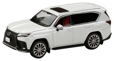 HJ64 Scale LEXUS LX600 F Sport Sonic Quartz Finished Product 1/64