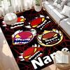 Custom Name Personalized Geometry Dash Print Carpet, Versatile Home Decor Rug, for Playroom, Apartment, Balcony, Entryway, Hallway Gift