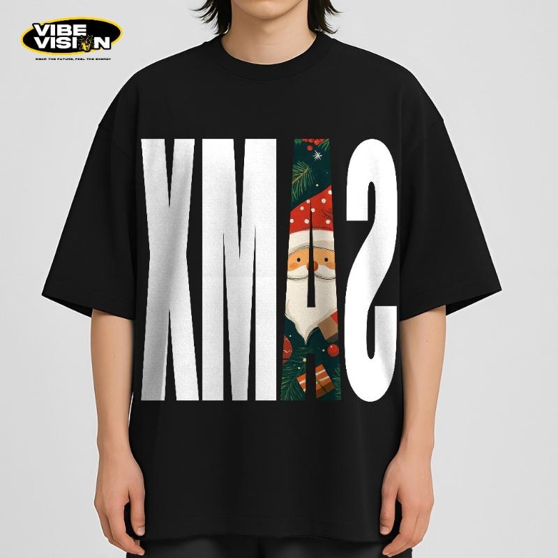 Merry Christmas 2025 Christmas Tshirts Couple Family Tshirts Latest Merry Christmas Tshirts Christmas Tshirts Adults Childre 4XL