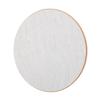 17.7in RV Round Table Top Solid Wood Anti Slip with Mounting Screws Dinning Tabletop for Boats Yachts Deck