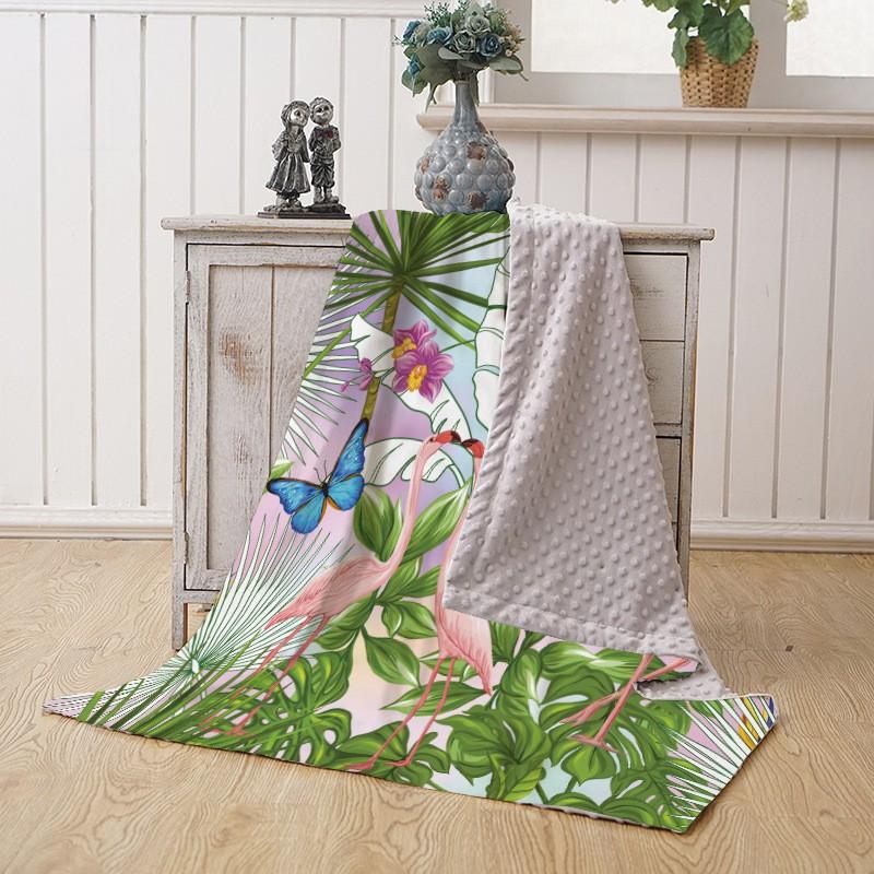 Soft Double-Layer Baby Blanket A-Grade Digital Print Cotton Feel Toddler Comfort Infants 1-3 Years
