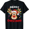 Vrolijk Kerstmis Rendier Kerst Familie Mannen Vrouwen T-shirt