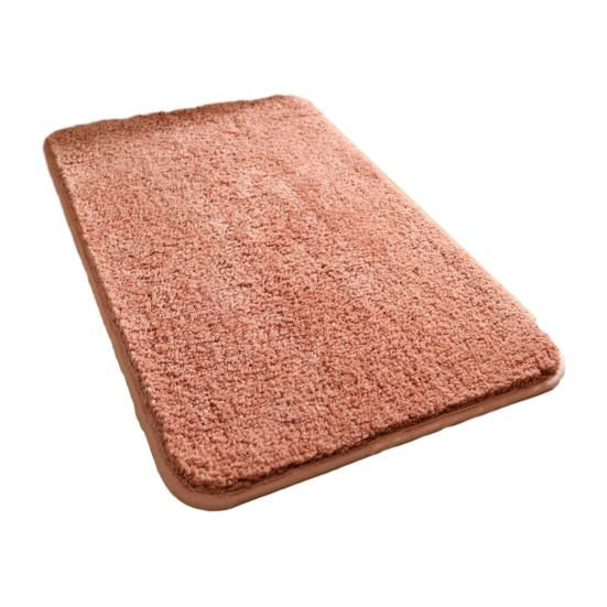 Bathroom Door Mat Plush Water Absorbent Floor Mat Small розовый