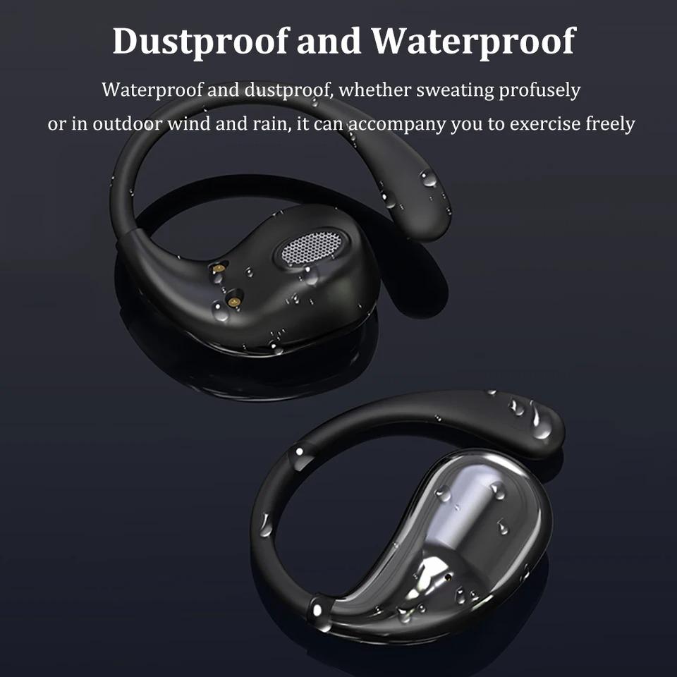 Wireless Ear Hook Earphones with Bluetooth 5.4 and HiFi Stereo Sound