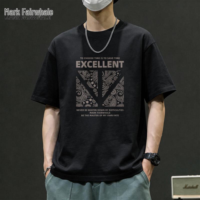 Mark Fairwhale Men s Loose Fit Cotton Graphic T-Shirt M