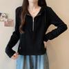 2026 Spring Slimming Plus Size Versatile Women's Hooded Casual College Sweatshirt