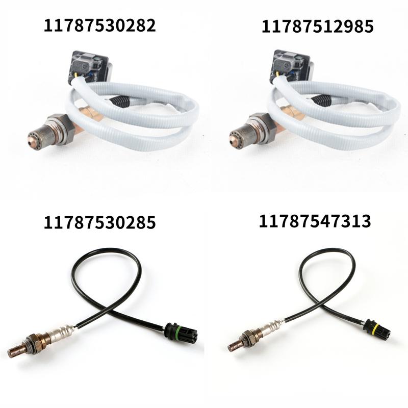 4pcs 11787512985 11787530282 11787530285 11787547313 Front Rear Lambda Probe O2 Oxygen Sensor For BMW 1 E87 120i 3 E90 320i N46